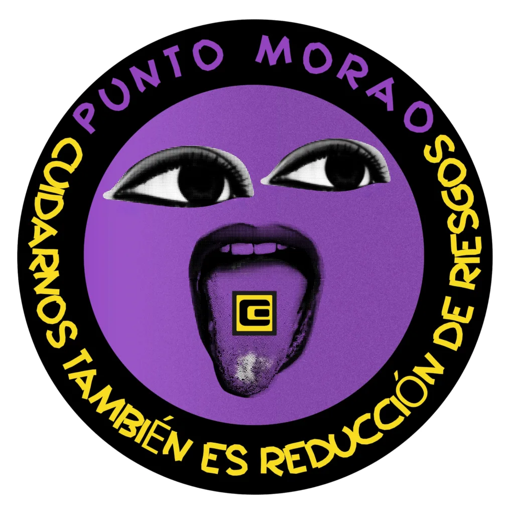 logo punto morao. Cuidarnos también es reducción de riesgos