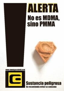Pastillas Superman con PMMA analizadas por Energy Control en 2015