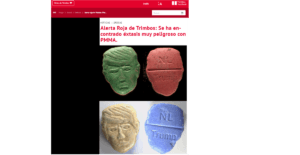 PMMA + MDMA en pastilla Donald Trump Países Bajos