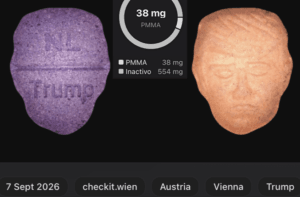 PMMA en pastilla Donald Trump Austria