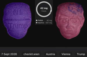 PMMA en pastilla Donald Trump Austria